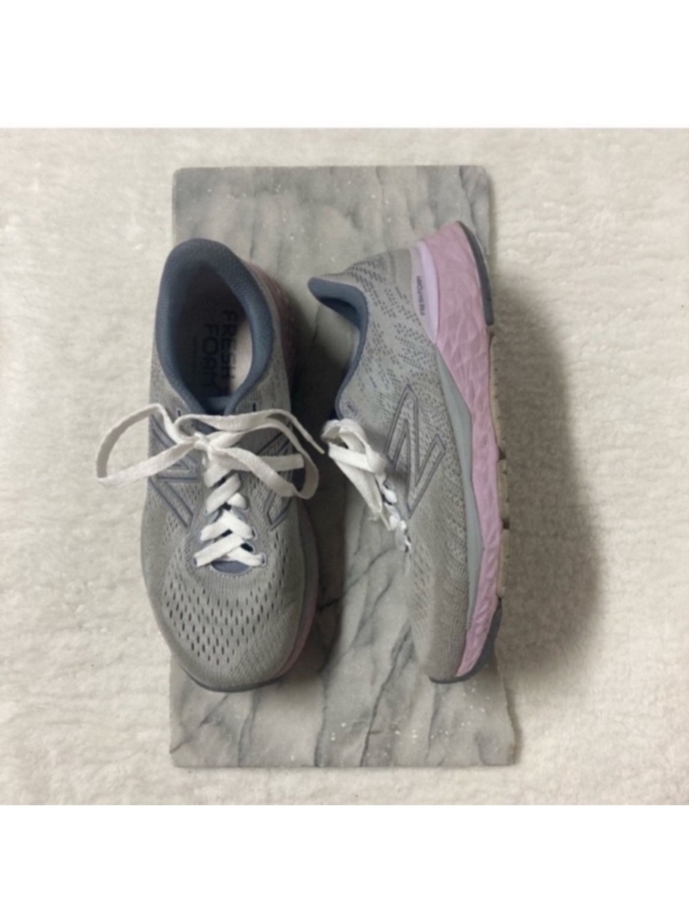New Balance Fresh Foam Runners Grey Lilac Size 8.5 Light Cyclone Astral Grey